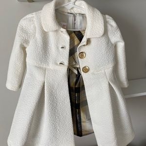 Baby Dress & Overcoat 12M